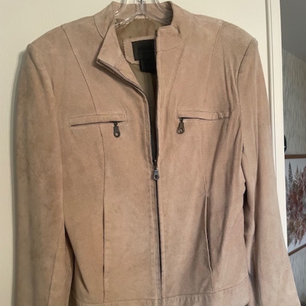 JohnPaulRichard Suede Tan Jacket Size 10
